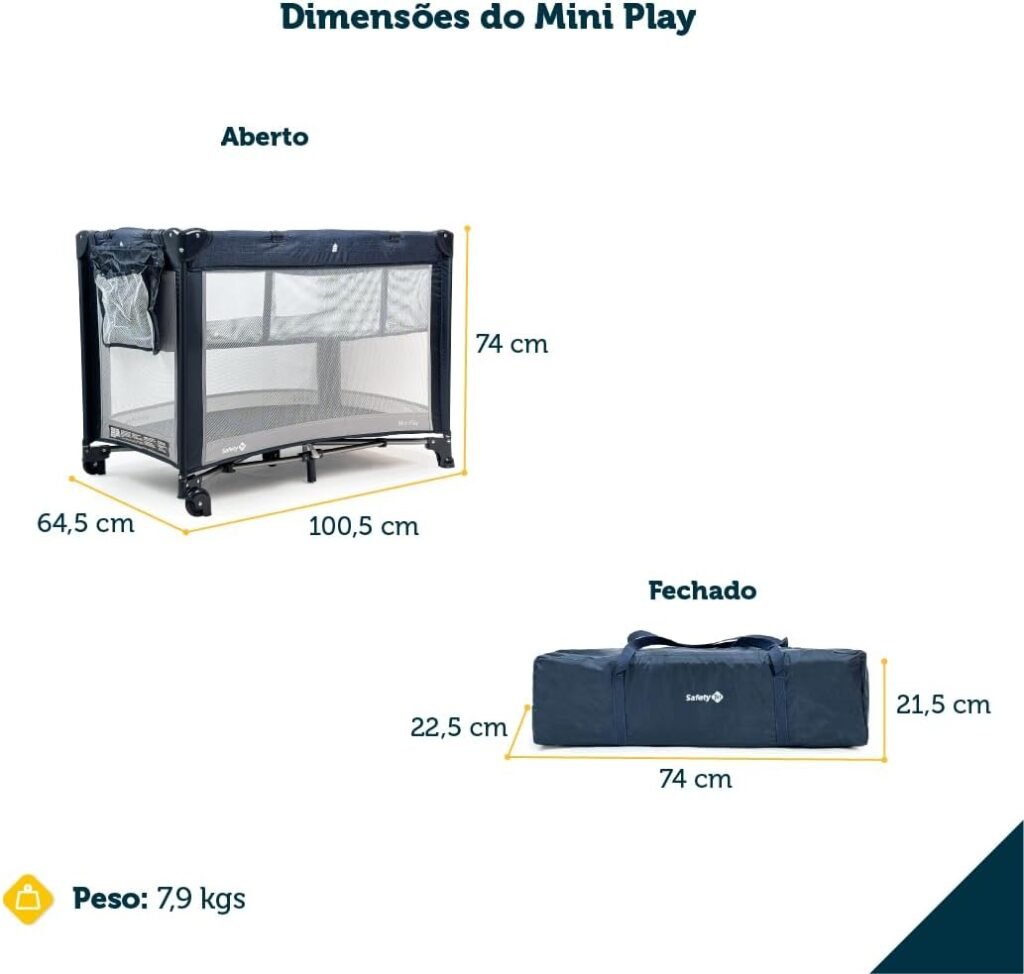 Cama Portátil Dobrável Safety 1st