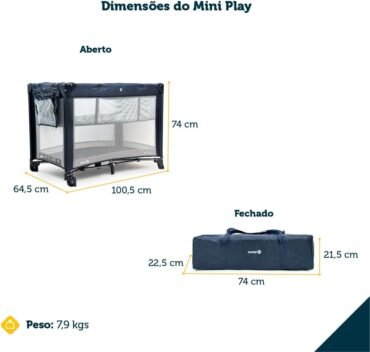 Cama Portátil Dobrável Safety 1st