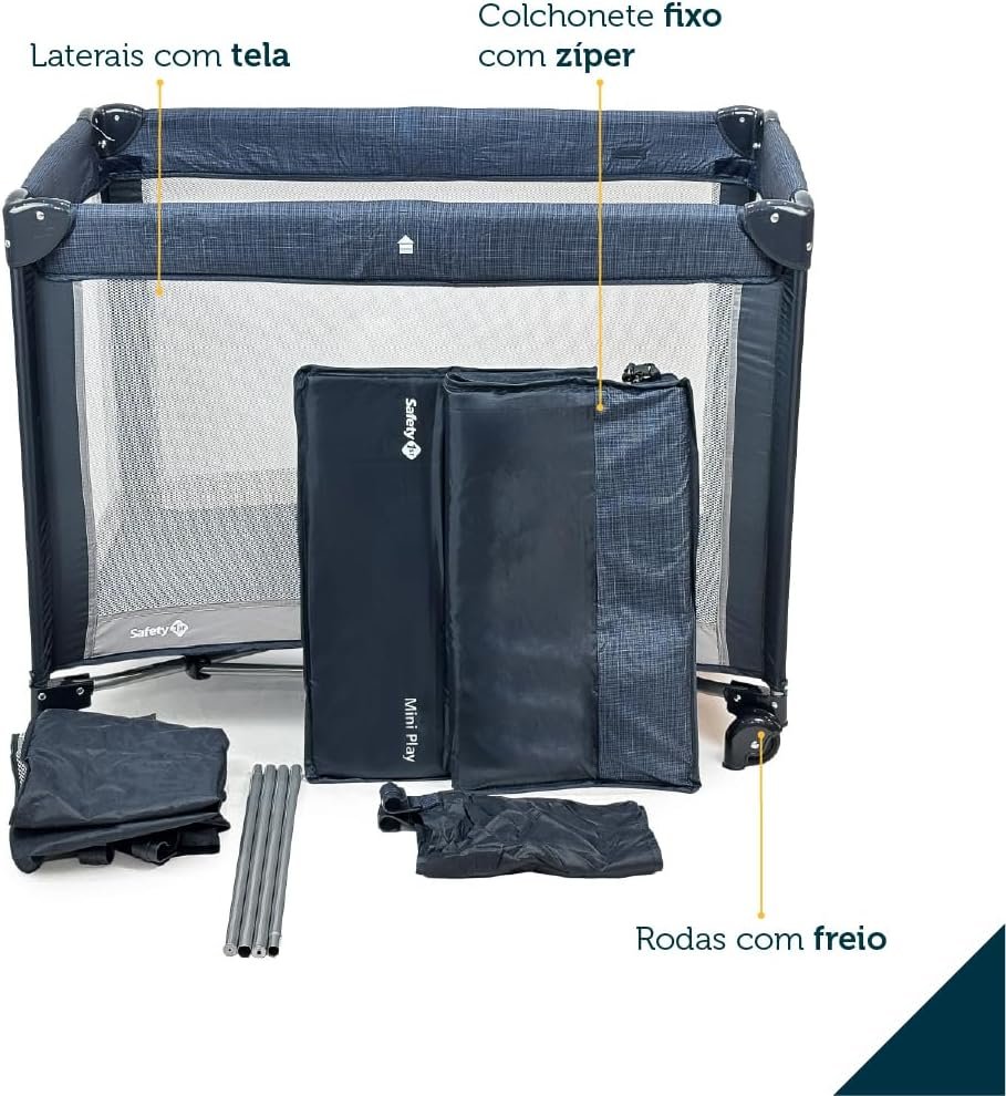 Cama Portátil Dobrável Safety 1st