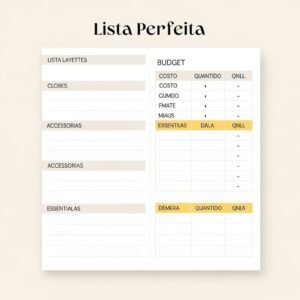 Checklist Enxoval