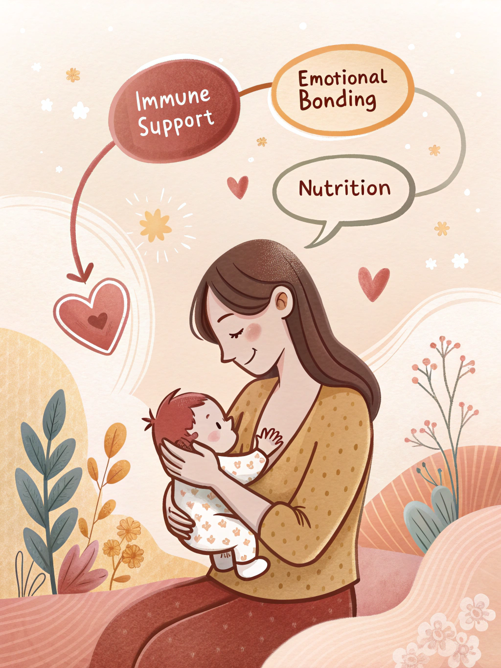 benefícios da amamentação para o bebê