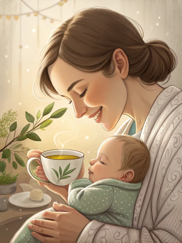 chá de erva-doce na amamentação acalma o bebê