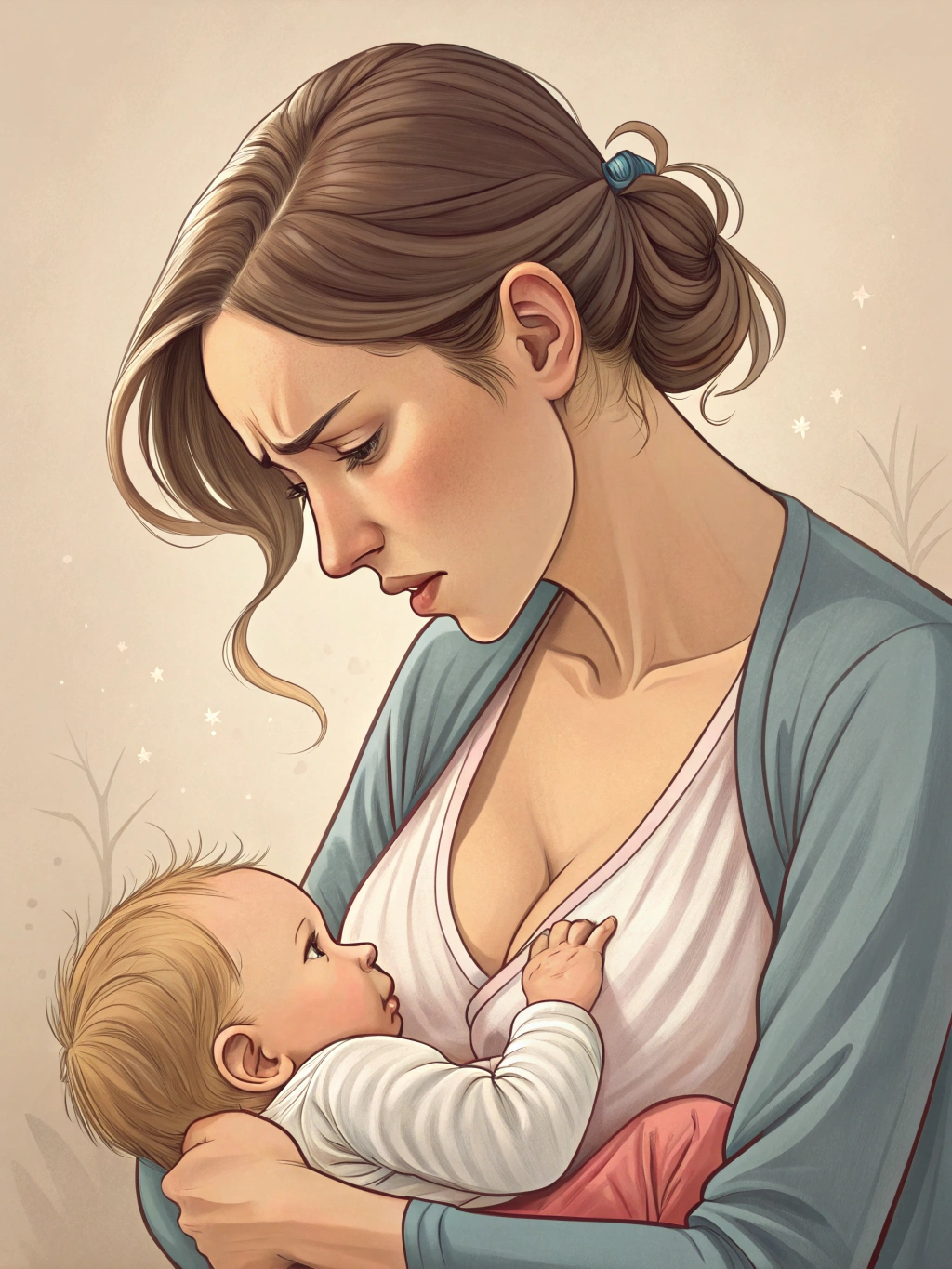 estresse da mae passa para o bebe na amamentação