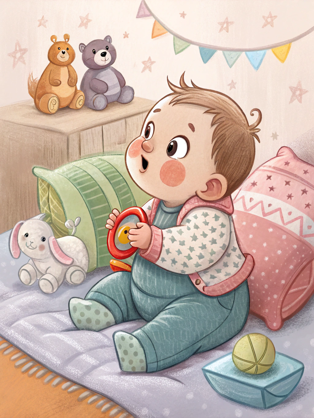 desenvolvimento de bebe de 9 meses