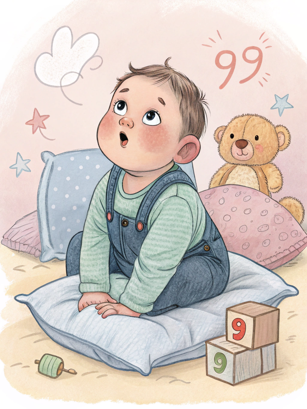 desenvolvimento de um bebê de 9 meses
